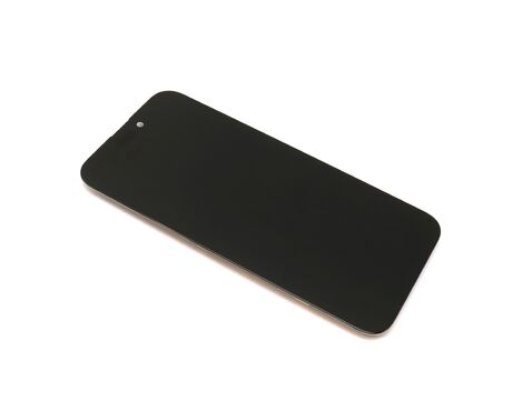 LCD displej (ekran) - Iphone 15 Pro Max (6.7) + Touch screen black (crni) SOFT OLED 120HZ Support IC removable (MS).