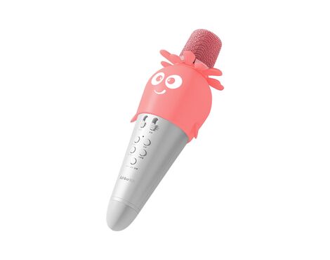Mikrofon bluetooth K5 sargarepa pink (MS).