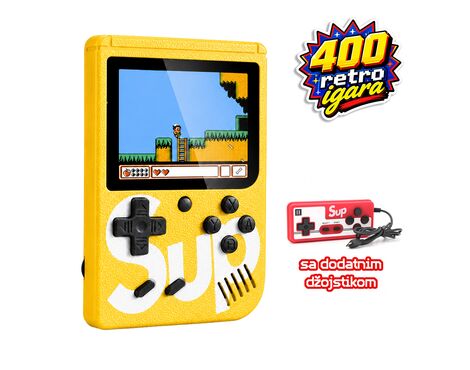 Konzola - igranje Gameboy SUP400 zuta.