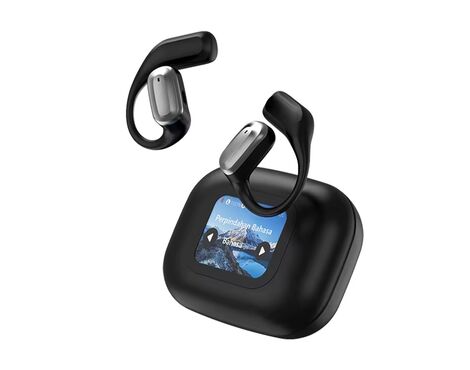 Bluetooth slusalice A16 Mini Pro sa AI prevodiocem crne.