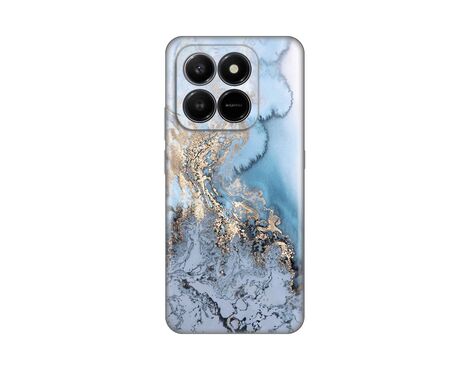 Silikonska futrola PRINT - Honor X7d 4G/400 Smart 5G Blue Gold Marble.