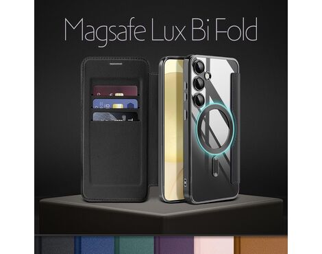 Futrola Magsafe Lux na preklop - Samsung A576 Galaxy A57 roze.