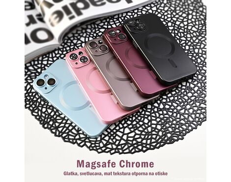 Futrola Magsafe Chrome - Samsung S938 Galaxy S25 Ultra sivo plava.