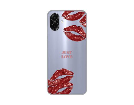 Silikonska futrola PRINT Skin - Samsung A075F Galaxy A07 Just Love Pink.