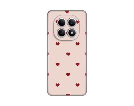 Silikonska futrola PRINT - Xiaomi Redmi Note 15 4G Beige Hearts.