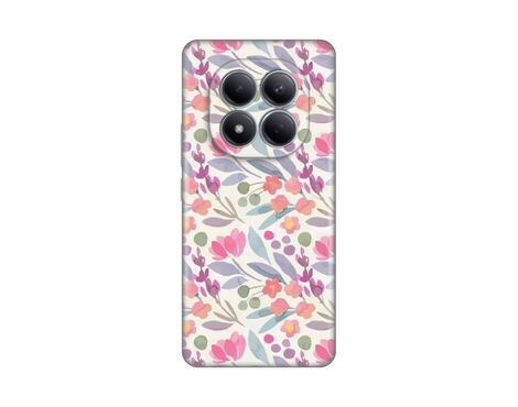 Silikonska futrola PRINT - Xiaomi Redmi Note 15 Pro 4G Watercolor Flowers.