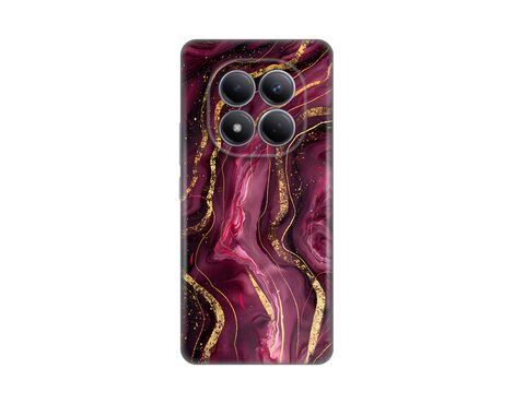 Silikonska futrola PRINT - Xiaomi Redmi Note 15 Pro 4G Burgundy.