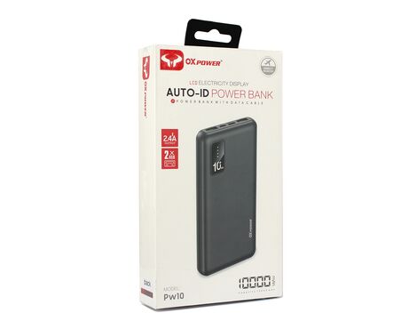Univerzalna Back Up Baterija prenosiva baterija Oxpower PW10 10000 mAh crna.