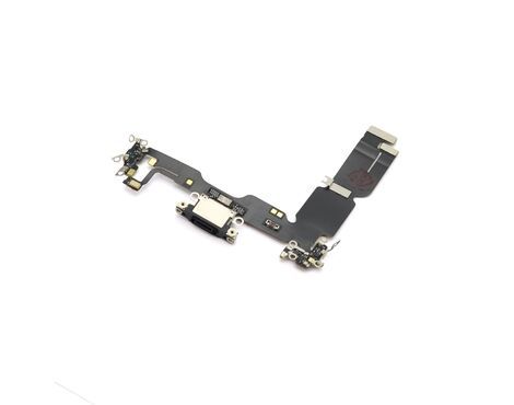 Flet kabl - iPhone 15 Plus + konektor punjenja black (crni) (MS).