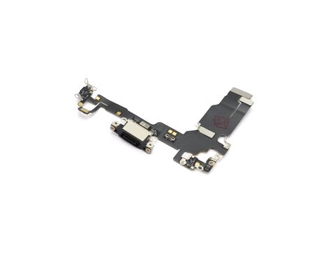 Flet kabl - iPhone 15 + konektor punjenja black (crni) (MS).