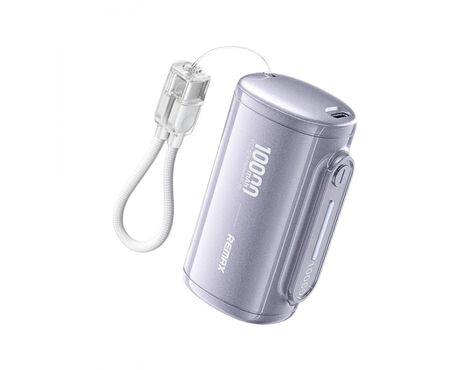 Univerzalna Back Up Baterija prenosiva baterija REMAX PD 22.5W WP-117 10000mAh siva.