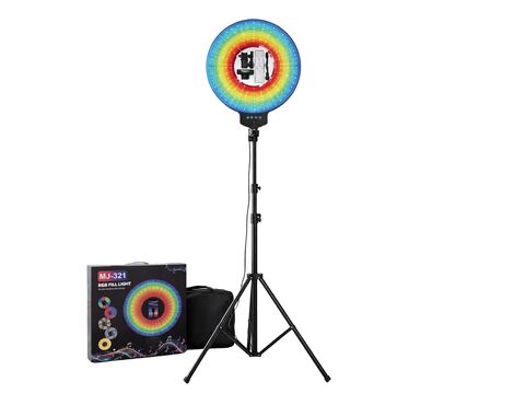LED lampa RGB MJ321 sa drzacem - mobilni telefon.