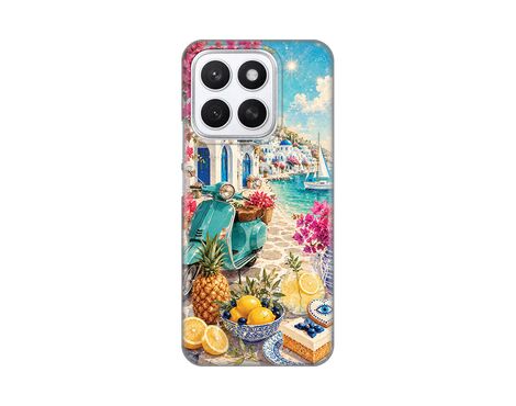 Silikonska futrola PRINT Skin - Huawei Honor X8c Summer in Greece.