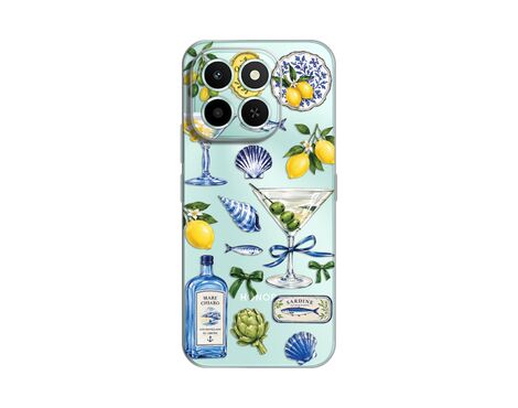 Silikonska futrola PRINT - Huawei Honor X6c Mediterranean Martini.