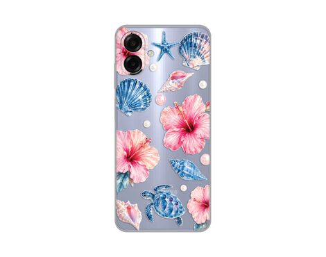 Silikonska futrola PRINT Skin - Samsung A075F Galaxy A07 Hibiscus Sea.