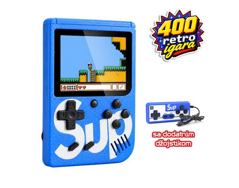Konzola - igranje Gameboy SUP400 plava.