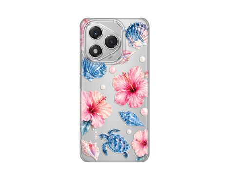 Silikonska futrola PRINT Skin - Huawei Honor 400 Lite Hibiscus Sea.