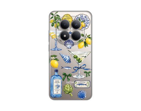 Silikonska futrola PRINT - Xiaomi Redmi Note 15 Pro 5G Mediterranean Martini.