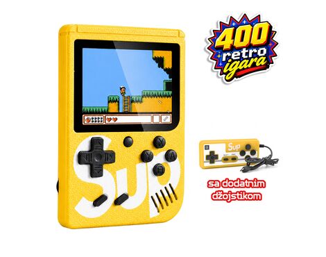 Konzola - igranje Gameboy SUP400 zuta.