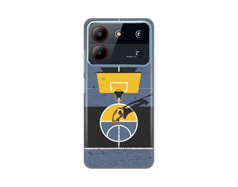 Silikonska futrola PRINT Skin - ZTE Blade A54 Court.