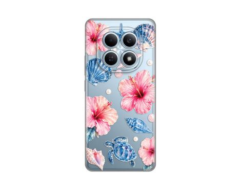 Silikonska futrola PRINT Skin - Xiaomi Redmi Note 15 4G/5G Hibiscus Sea.