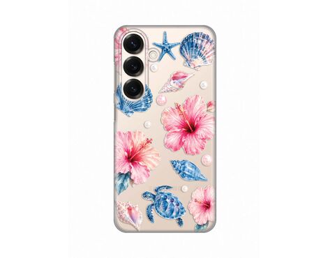 Silikonska futrola PRINT Skin - Samsung S931 Galaxy S25 Hibiscus Sea.
