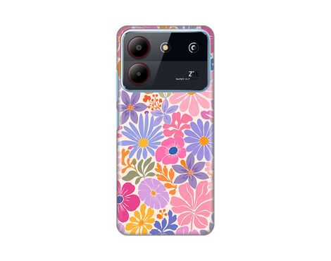 Silikonska futrola PRINT - ZTE Blade A54 Sunny Petals.