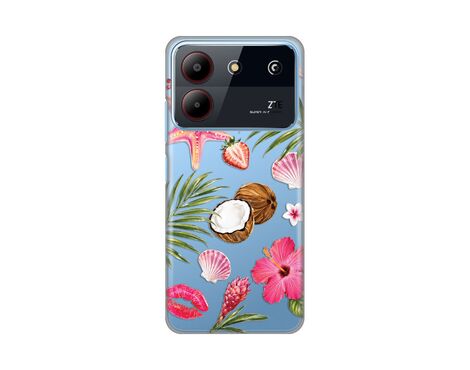 Silikonska futrola PRINT - ZTE Blade A54 Coconut Paradise.