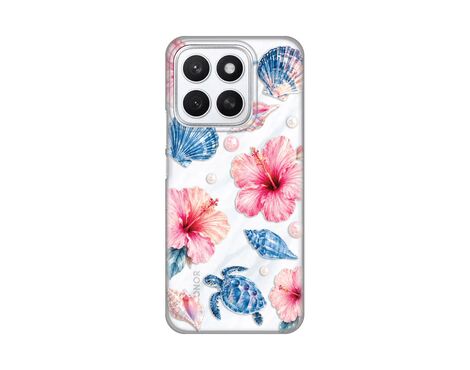 Silikonska futrola PRINT Skin - Huawei Honor X8c Hibiscus Sea.