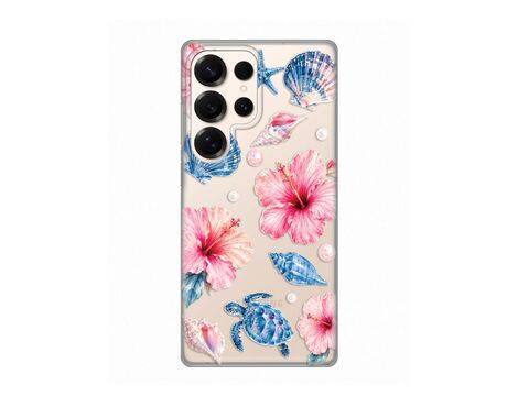 Silikonska futrola PRINT Skin - Samsung S938 Galaxy S25 Ultra Hibiscus Sea.