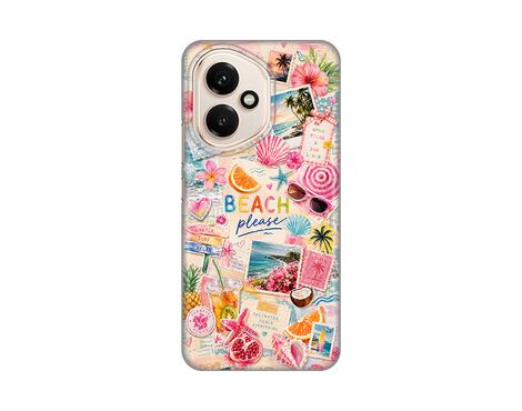 Silikonska futrola PRINT Skin - Huawei Honor 400 Beach Please.