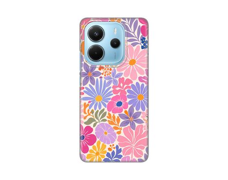 Silikonska futrola PRINT - Xiaomi Redmi Note 14 4G (SRB) Sunny Petals.