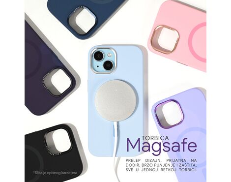 Futrola Magsafe Pure Plus - iPhone 15 Pro 6.1 plava.