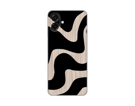 Silikonska futrola PRINT Skin - Samsung A075F Galaxy A07 black (crni) Flow.