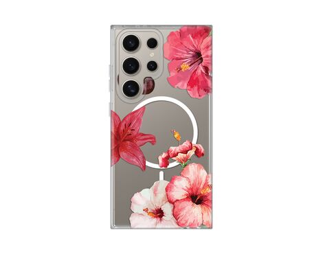 Futrola print Magsafe - Samsung S928B Galaxy S24 Ultra Hibiscus.