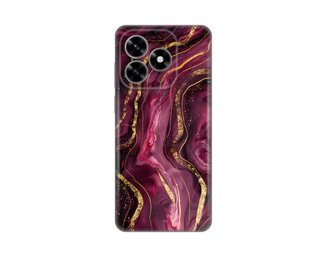 Silikonska futrola PRINT - Huawei Honor X5c Plus Burgundy.