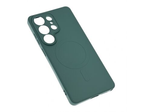 Silikonska futrola Teracell Giulietta Magsafe - Samsung S948 Galaxy S26 Ultra tamno zelena.