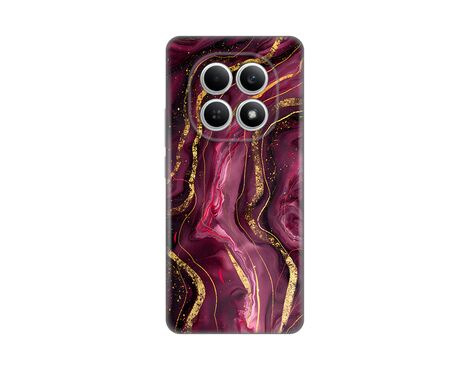 Silikonska futrola PRINT - Xiaomi Redmi Note 15 4G Burgundy.