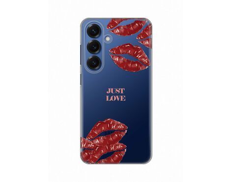 Silikonska futrola PRINT Skin - Samsung S931 Galaxy S25 Just Love Pink.