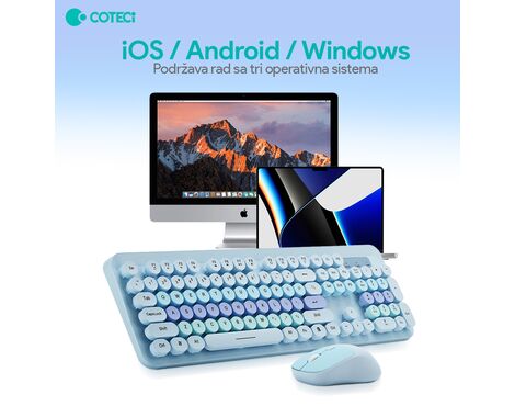 Combo mis i tastatura Coteci OF-054 bez.