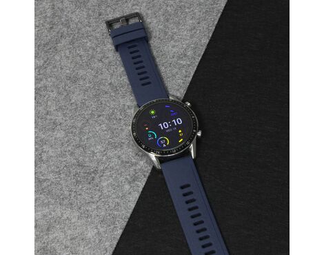 Narukvica trendy - smart watch 22mm teget crna kopca.