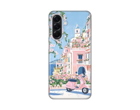 Silikonska futrola PRINT - Samsung A566 Galaxy A56 5G Pink Italy.