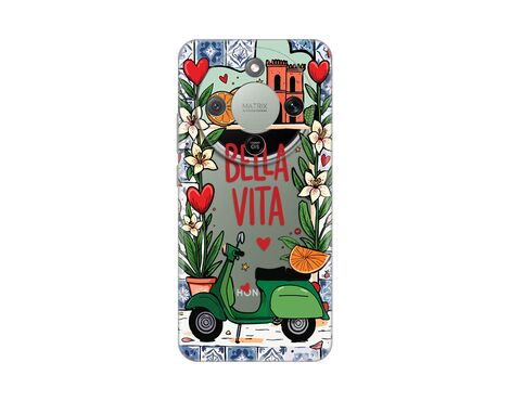 Silikonska futrola PRINT Skin - Huawei Honor Magic 8 Lite Bella Vita.