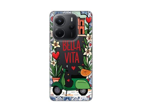 Silikonska futrola PRINT Skin - Xiaomi Redmi Note 14 4G (SRB) Bella Vita.