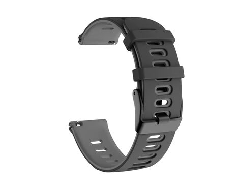 Narukvica double - smart watch Samsung 4, 5 20mm crno siva.