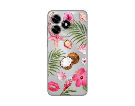Silikonska futrola PRINT - Huawei Honor X5c Plus Coconut Paradise.