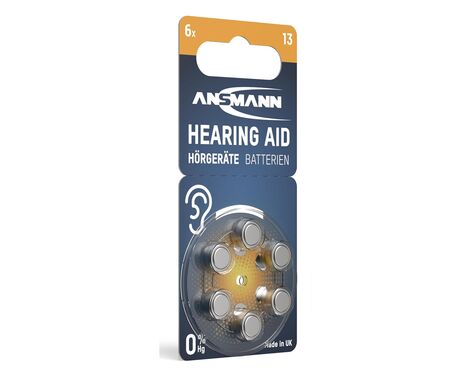 ANSMANN Baterija - slusni aparat PR-13 blister 6kom.