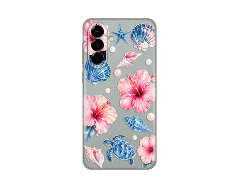 Silikonska futrola PRINT Skin - Samsung A576 Galaxy A57 5G Hibiscus Sea.