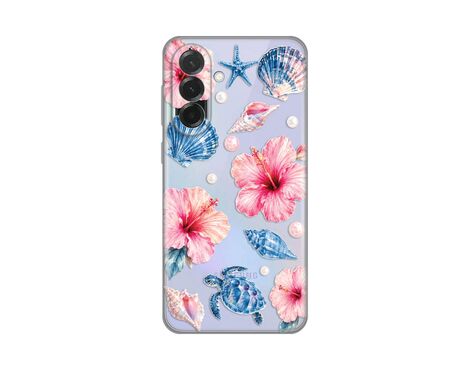 Silikonska futrola PRINT Skin - Samsung A376 Galaxy A37 5G Hibiscus Sea.