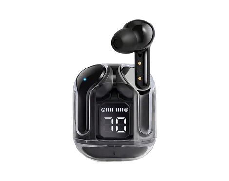 Bluetooth slusalice Airpods T-phox Ultrapods Max crne HQ.